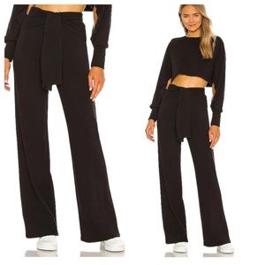 NWT! x REVOLVE Tie Front Pant in Black Michael Costello